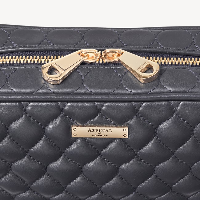 Alice Navy Quilted Nappa