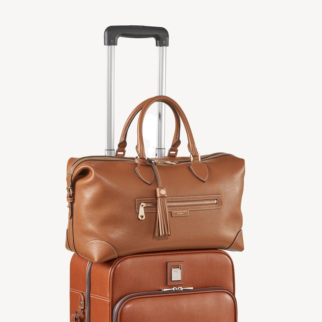 Hudson Bag Tan Milled Pebble