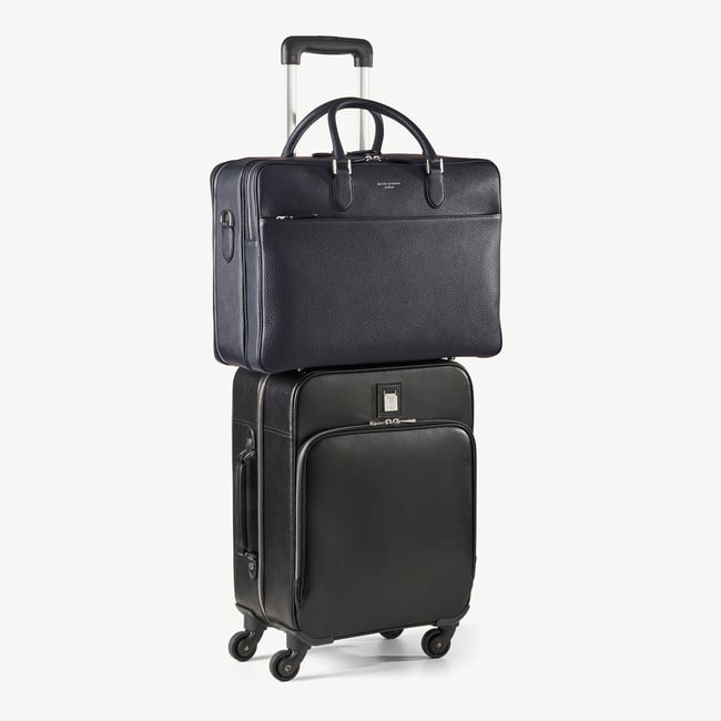 48 Hour Mount Street Travel Bag Navy Pebble