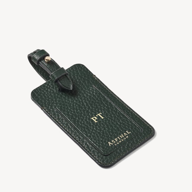 Luggage Tag Alpine Green Pebble