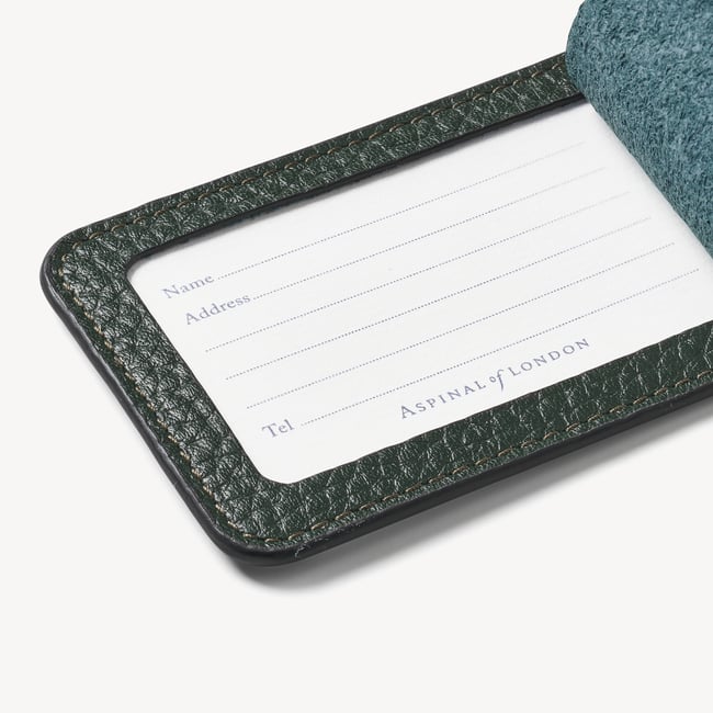 Luggage Tag Alpine Green Pebble