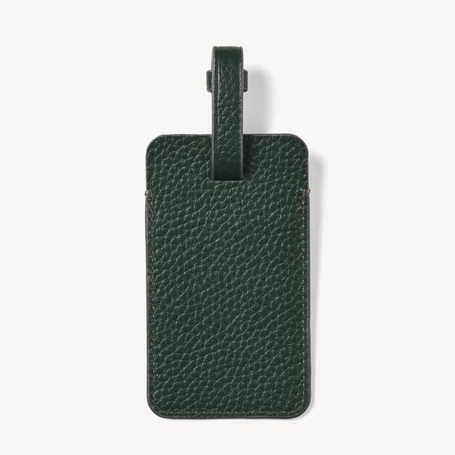 Luggage Tag Alpine Green Pebble