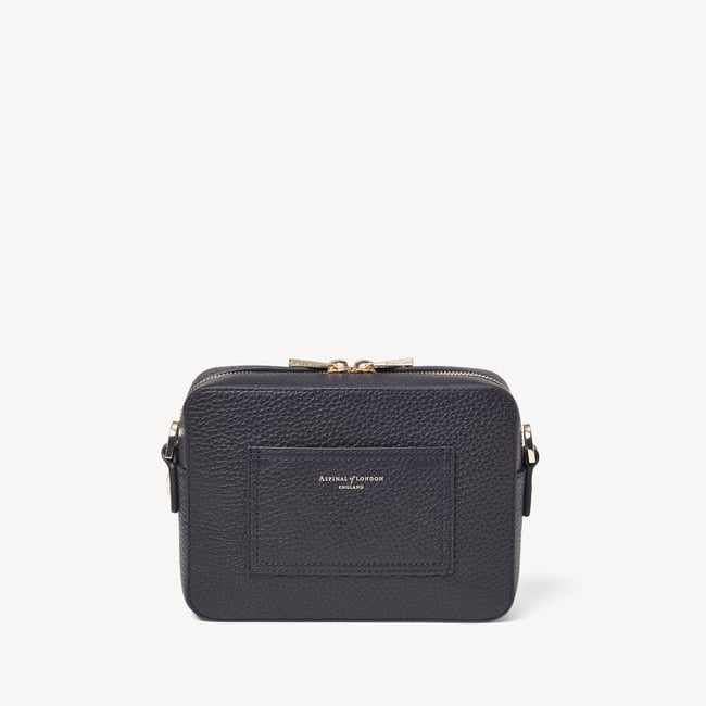 Camera Crossbody with Changeable Straps Navy Pebble