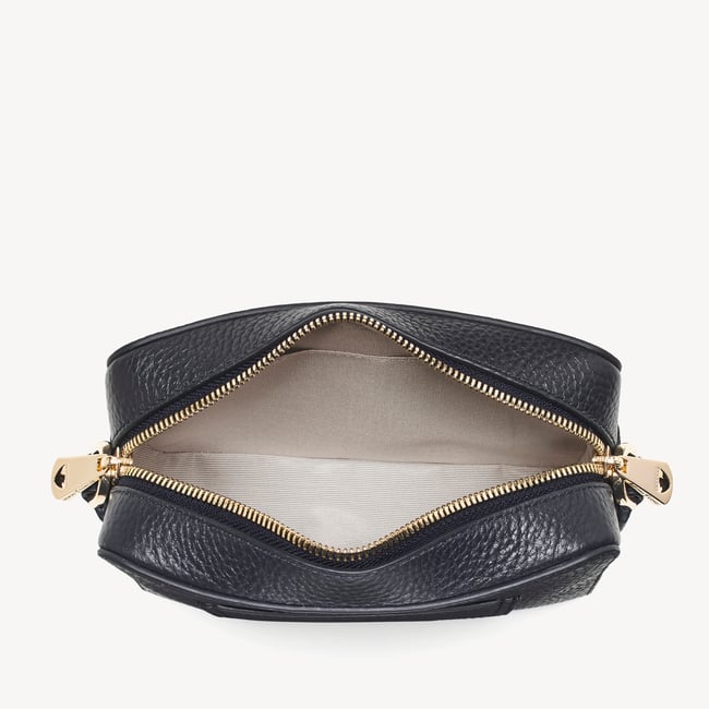 Camera Crossbody with Changeable Straps Navy Pebble