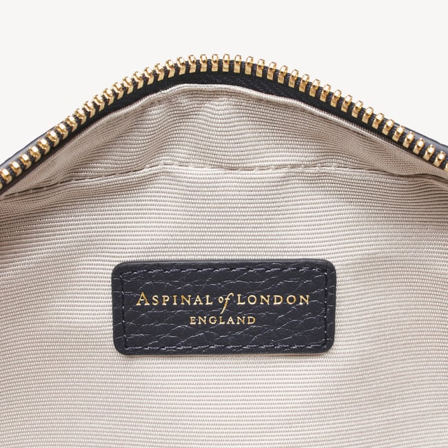 Camera Crossbody with Changeable Straps Navy Pebble