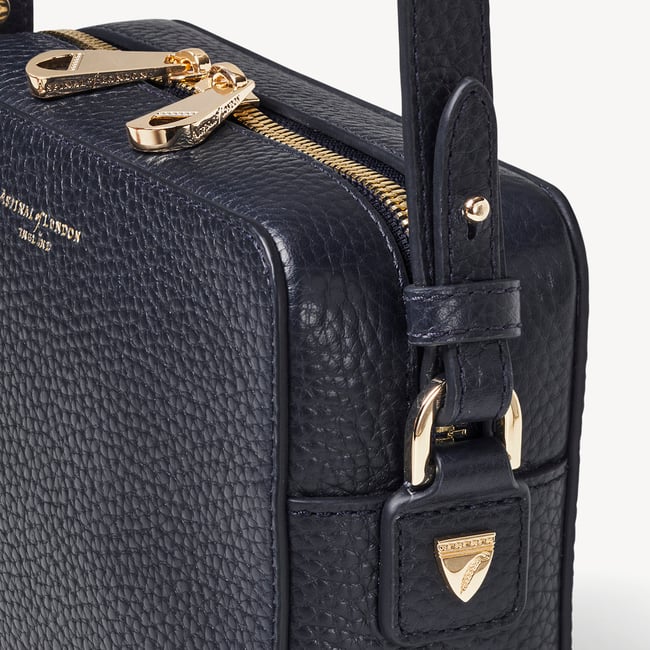 Camera Crossbody with Changeable Straps Navy Pebble