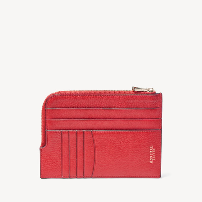Zipped Travel Collection Cardinal Red Pebble