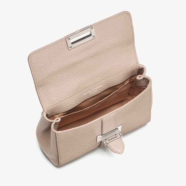 Micro Lottie Crossbody Soft Taupe Pebble