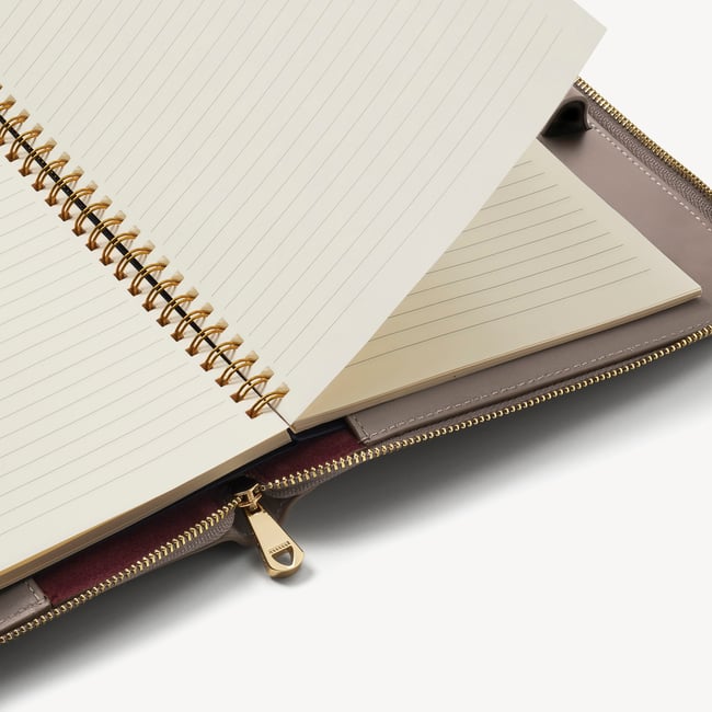 A5 Compact Organiser Padfolio Moleskin Soft Saffiano