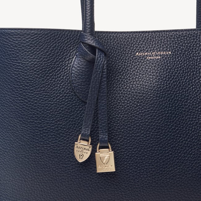 London Tote Navy Pebble