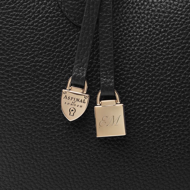 London Tote Black Pebble