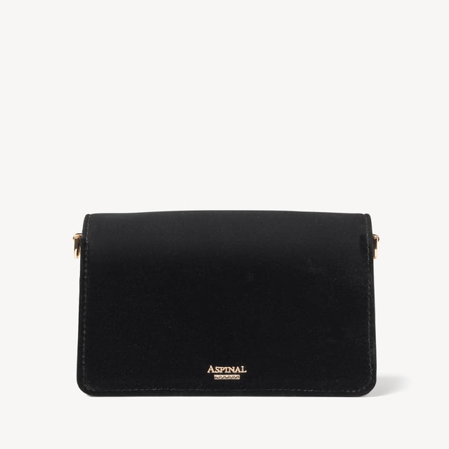 Eliza Clutch Black Velvet