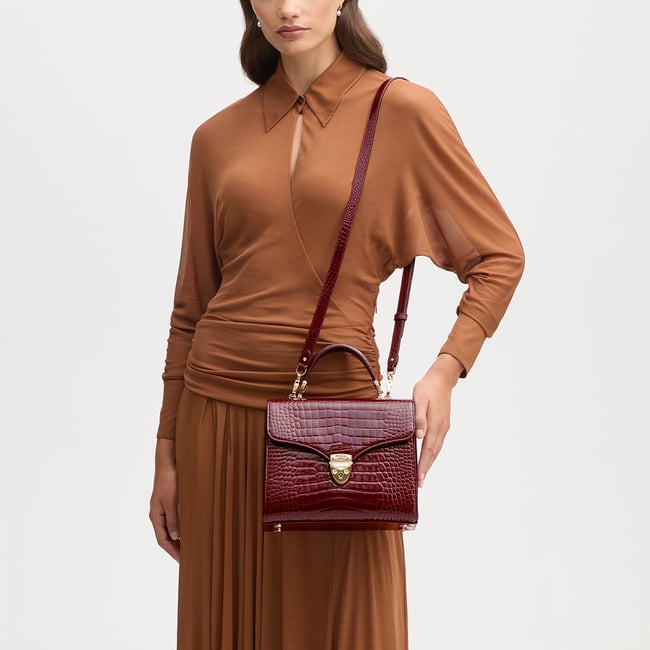 Mayfair® Merlot Patent Croc