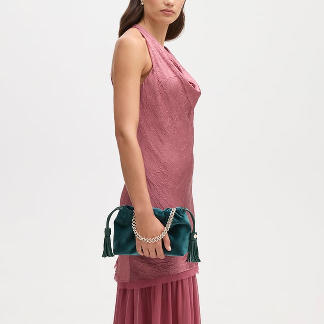 Amelia Peacock Blue Velvet
