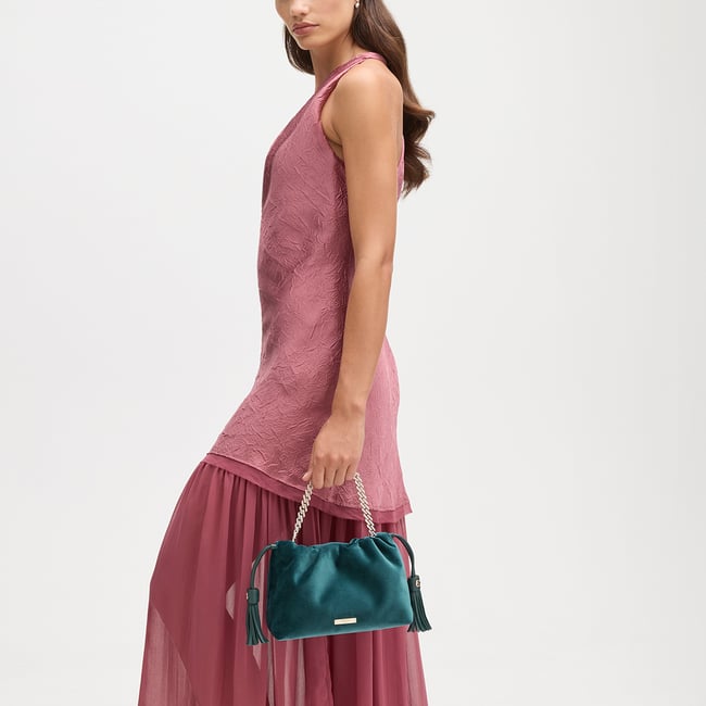 Amelia Peacock Blue Velvet