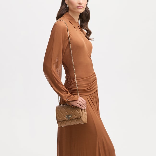 Lottie Caramel Quilted Nappa