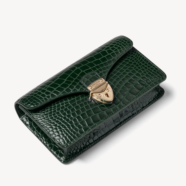 Mayfair®Clutch Evergreen Patent Croc