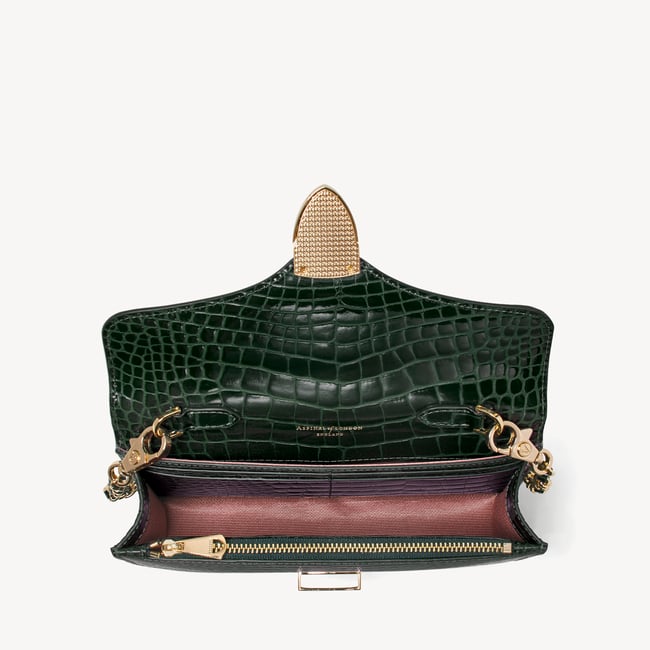 Mayfair®Clutch Evergreen Patent Croc