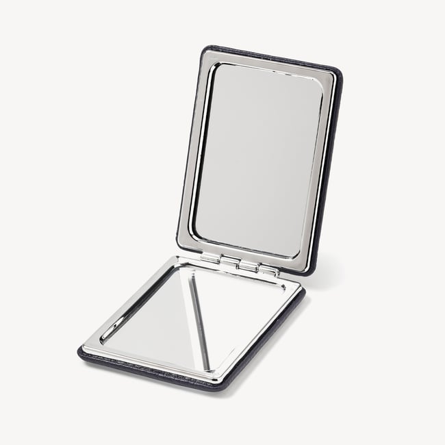Handbag Mirror Navy Pebble
