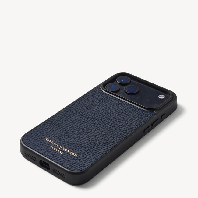 iPhone 17 Pro Max Case Navy Pebble