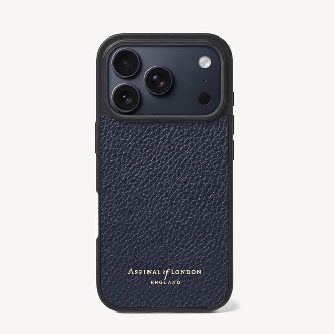 iPhone 17 Pro Case Navy Pebble