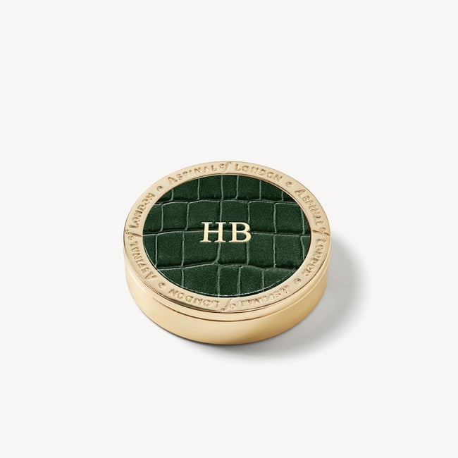 Foldable Handbag Hook Deep Shine Evergreen Small Croc