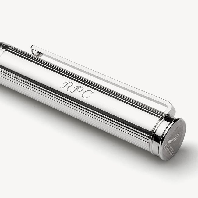 London Ballpoint Pen Deep Shine Fig Small Croc