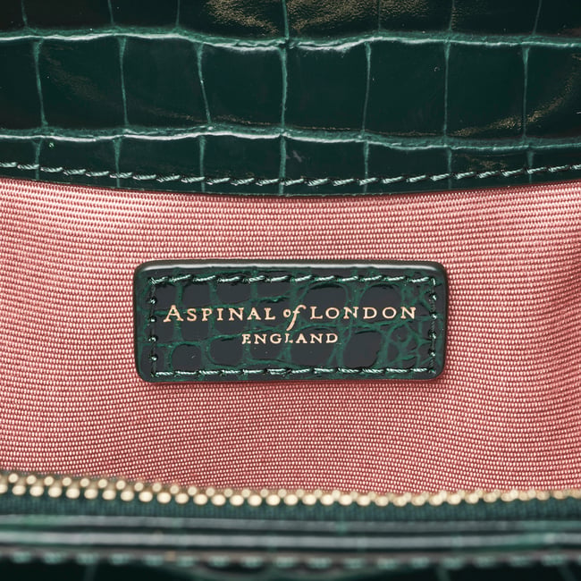 Midi Mayfair® Evergreen Patent Croc