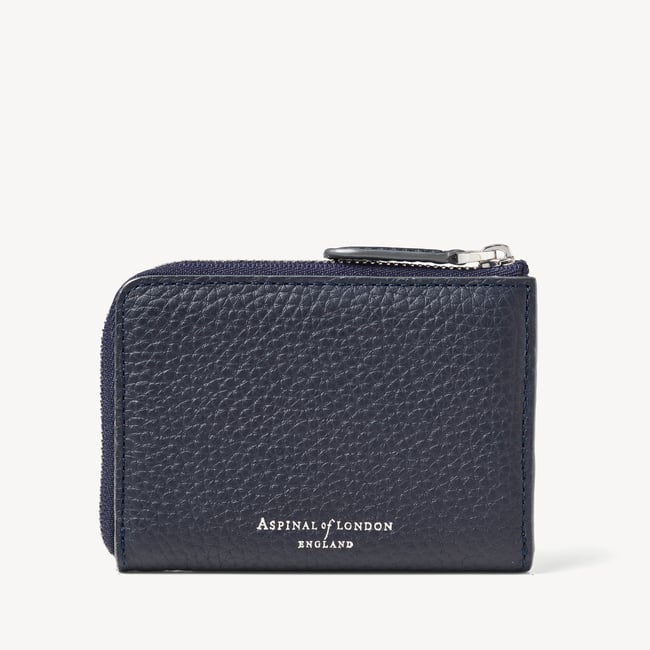 Men’s Key Holder Wallet Navy Pebble