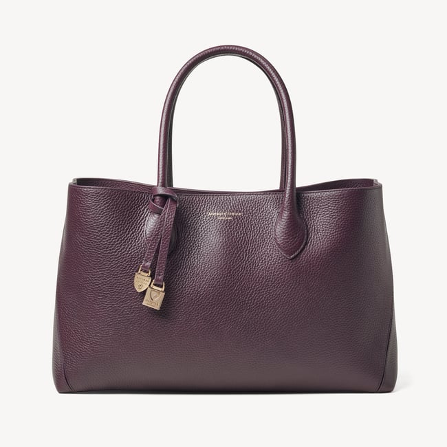 London Tote Fig Pebble