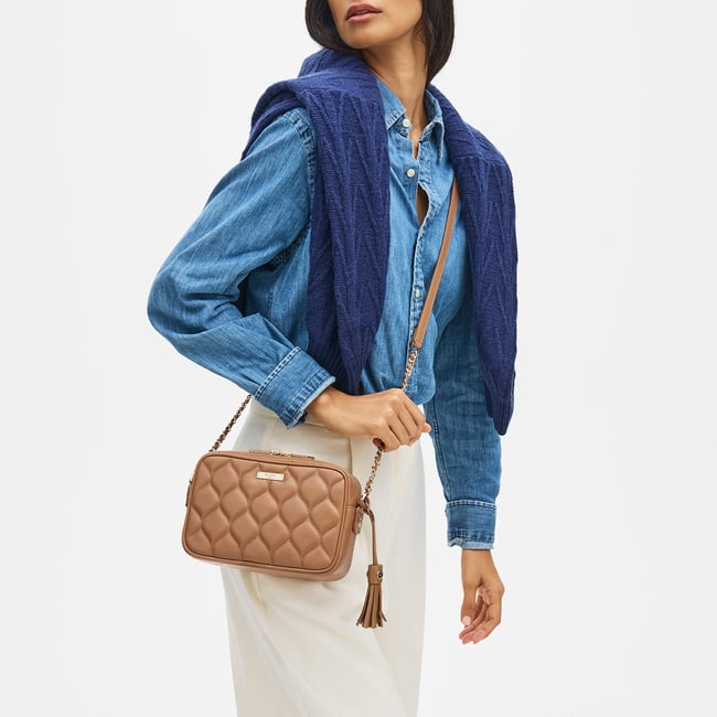 Alice Caramel Quilted Nappa
