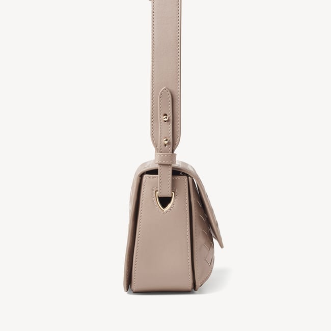 Ella Crossbody Moleskin Woven Leather