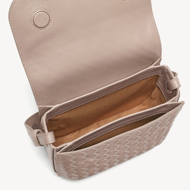 Ella Crossbody Moleskin Woven Leather