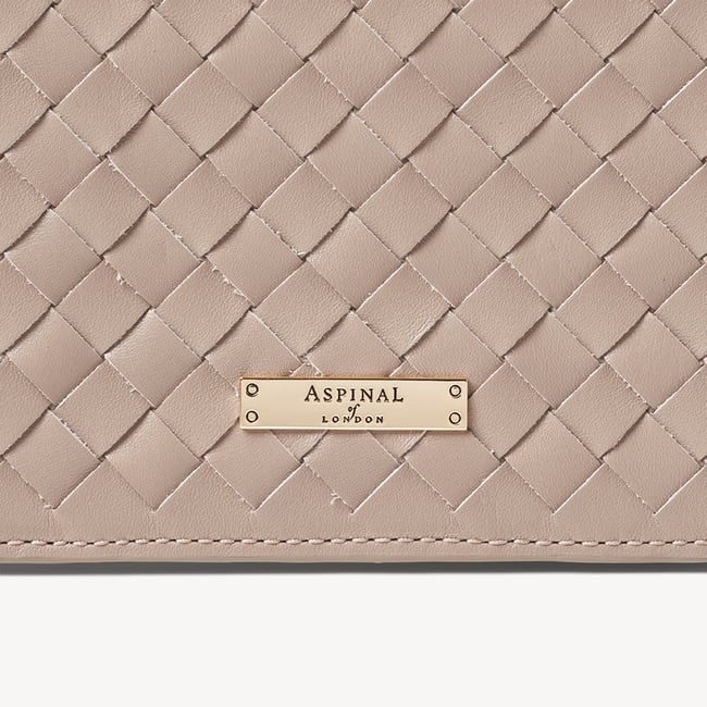 Ella Crossbody Moleskin Woven Leather