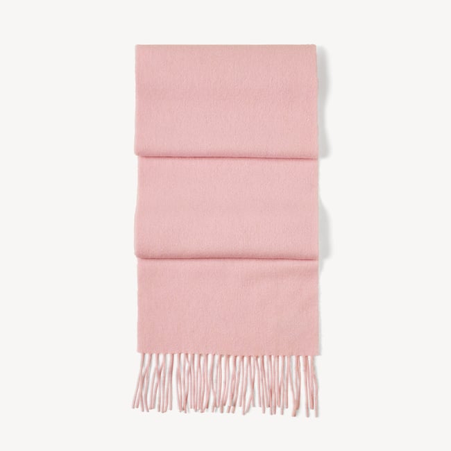 Pure Cashmere Scarf Baby Pink Cashmere