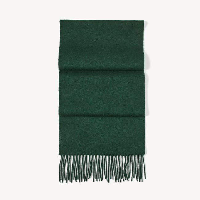 Pure Cashmere Scarf Evergreen Pure Cashmere