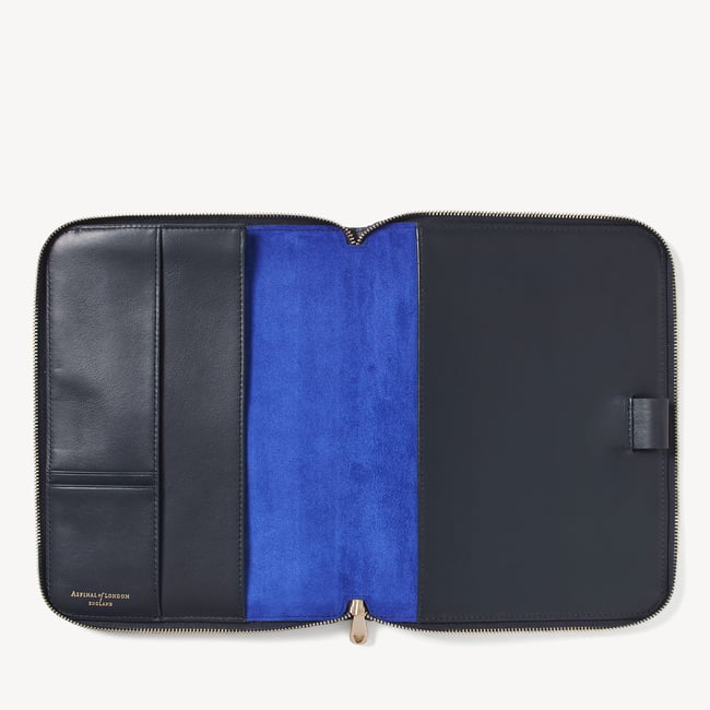 A5 Compact Organiser Padfolio Navy Pebble