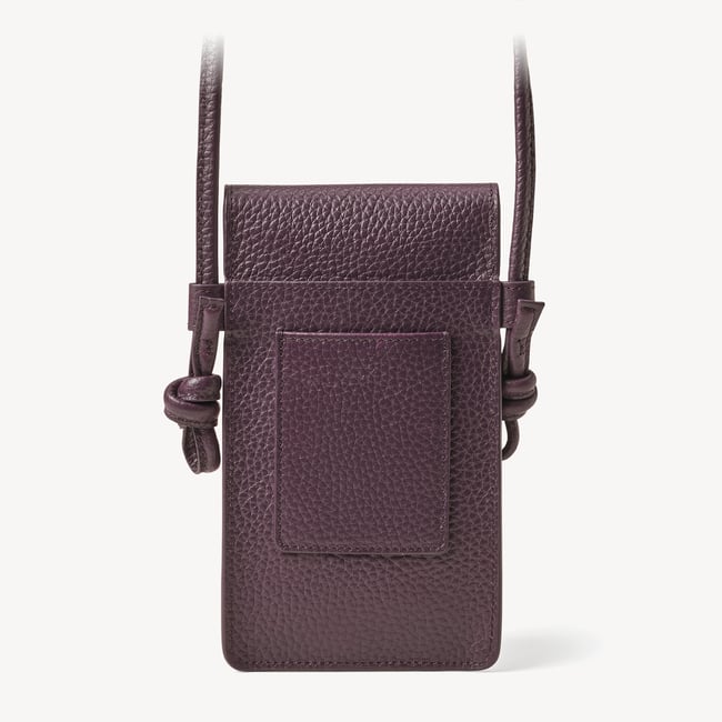 Ella Crossbody Phone Pouch Fig Pebble