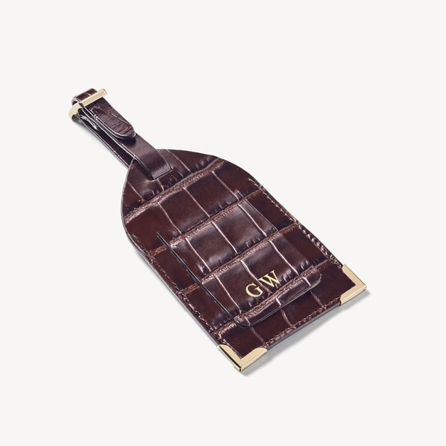 Connaught Cabin Case Deep Shine Amazon Brown Croc