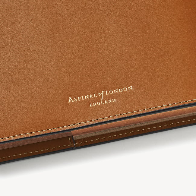 A5 Refillable Luxury Journal Smooth Tan with Soft Suede Lining
