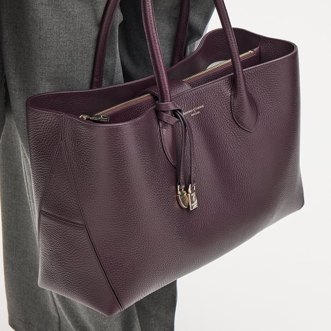 London Tote Fig Pebble