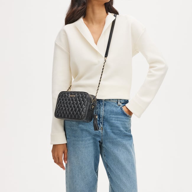 Alice Black Quilted Nappa