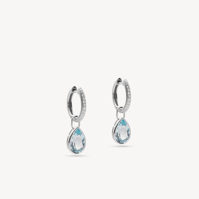 Drop Earrings 0.18ct Diamond