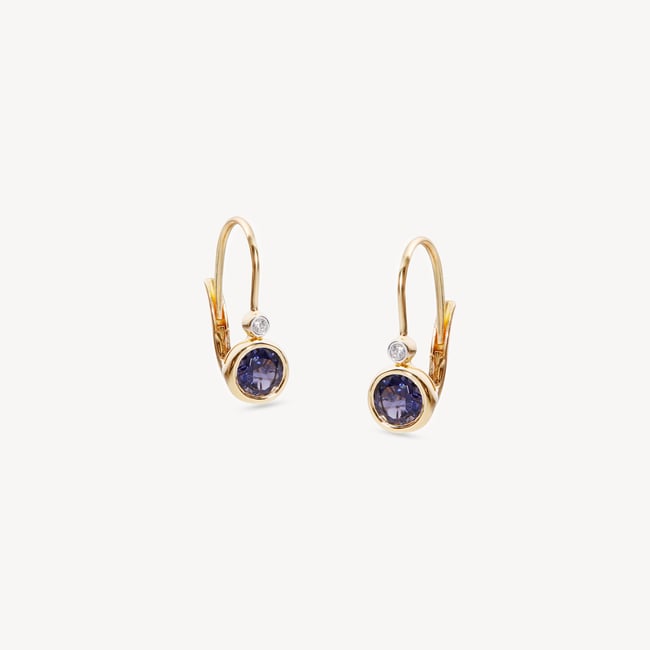 Diamond Earrings 0.03ct Diamond