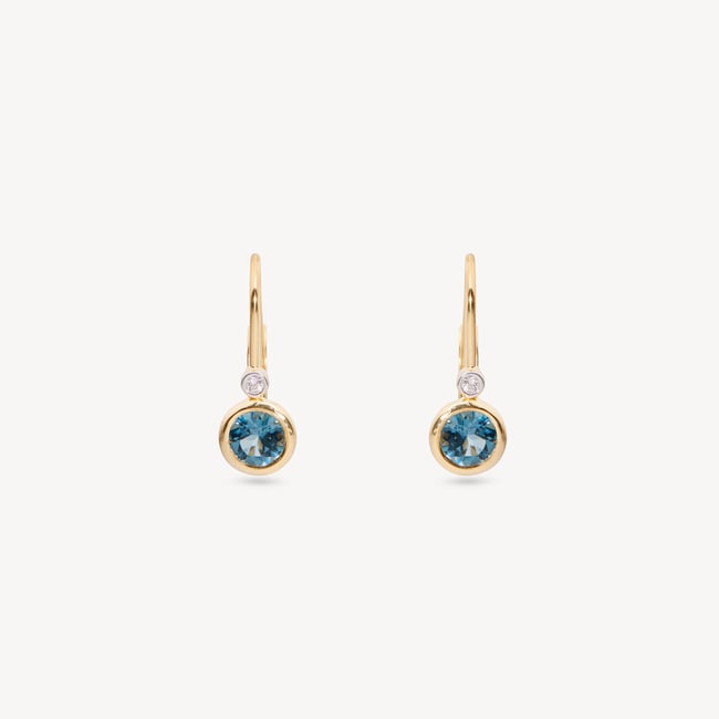 Diamond Earrings 0.03ct Diamond