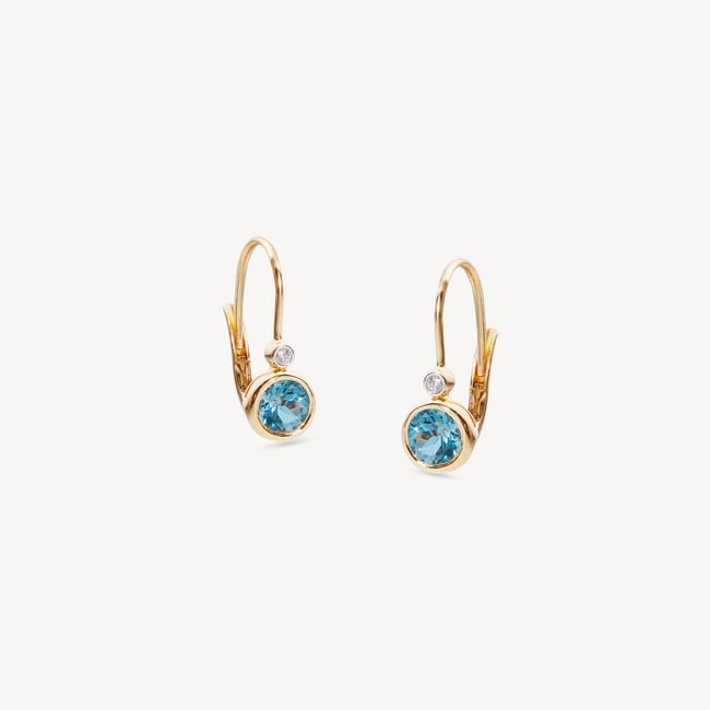 Diamond Earrings 0.03ct Diamond
