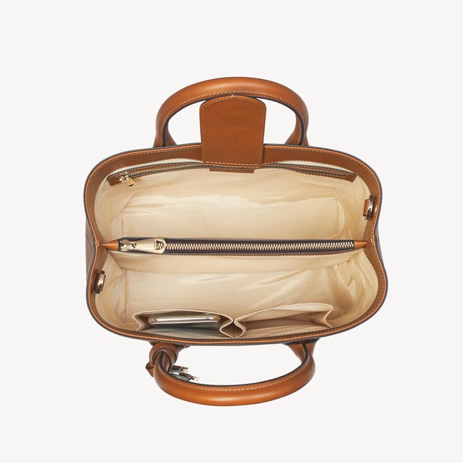 Midi London Tote Smooth Tan