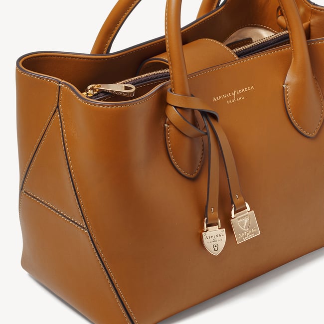 Midi London Tote Smooth Tan