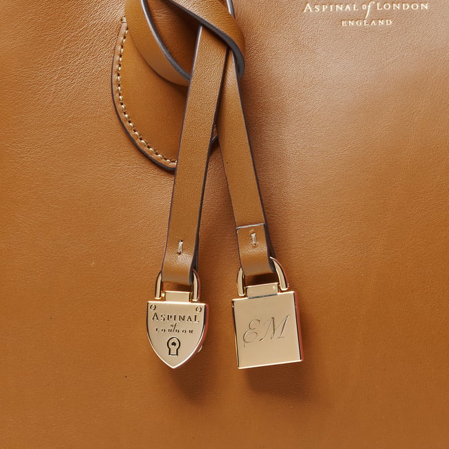 Midi London Tote Smooth Tan