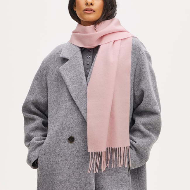 Pure Cashmere Scarf Baby Pink Cashmere
